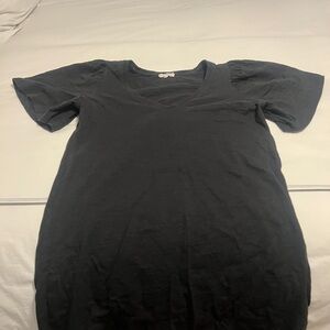 Black V-Neck T-Shirt